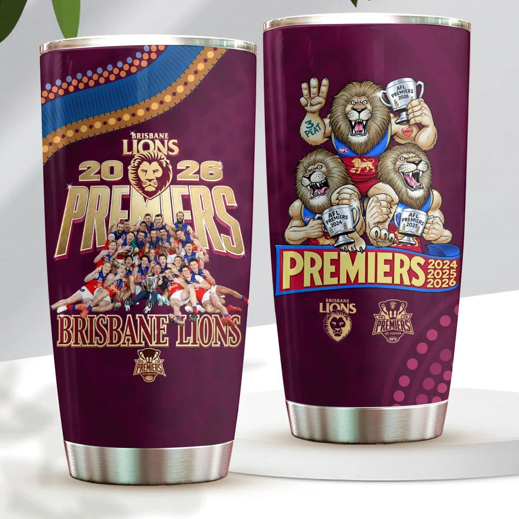Brisbane Lions 2026 AFL Premiers Tumbler Cup – HOATT21461