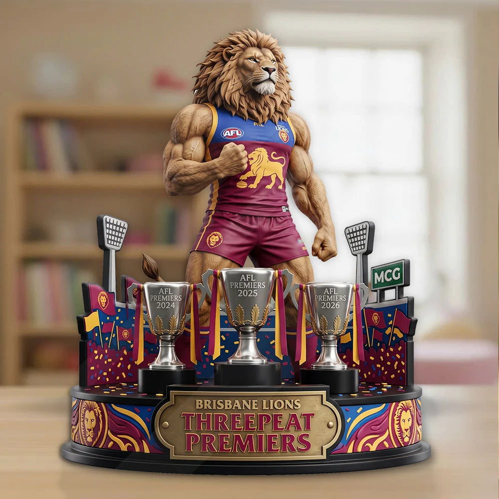 Brisbane Lions Custom Shape Acrylic Plaque – TMTHU9580