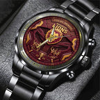 Brisbane Lions Black Stainless Steel Watch – TMTHU9583