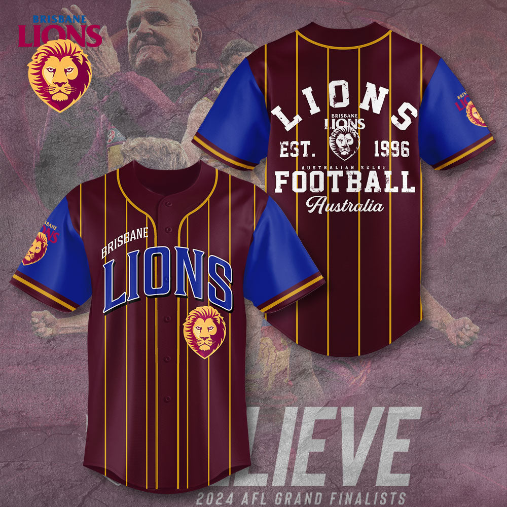 Brisbane Lions Baseball Jersey – TANTN 8395
