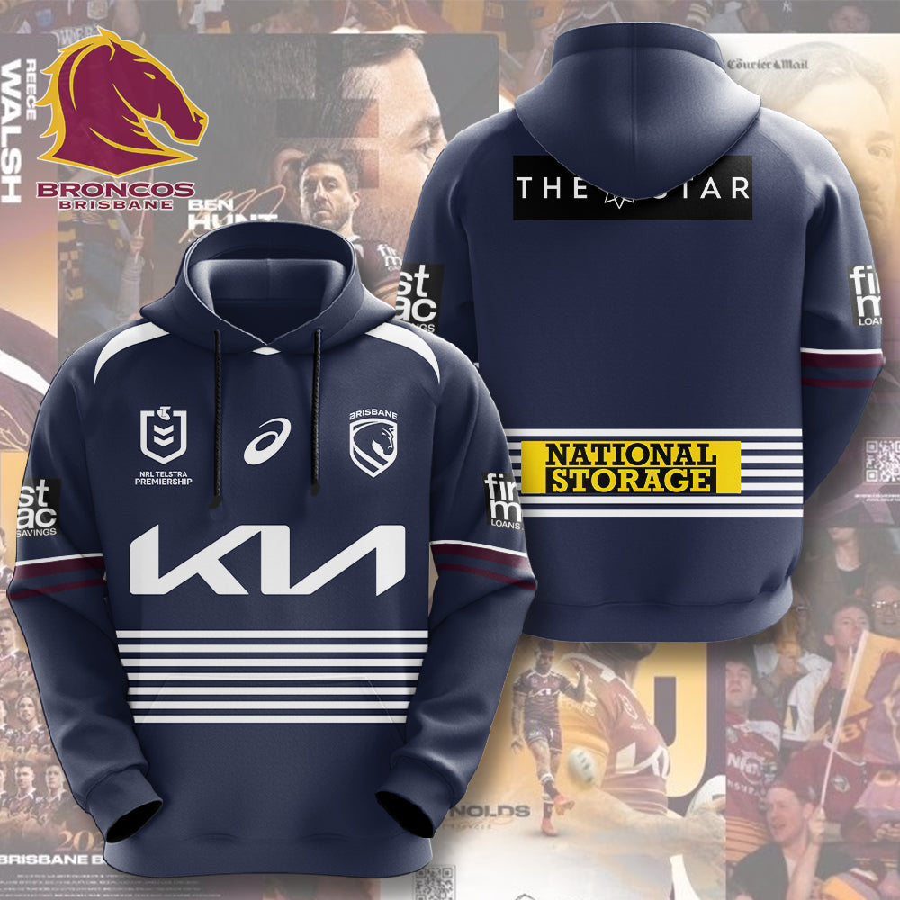Brisbane Broncos 3D Apparel – TMTHU2305