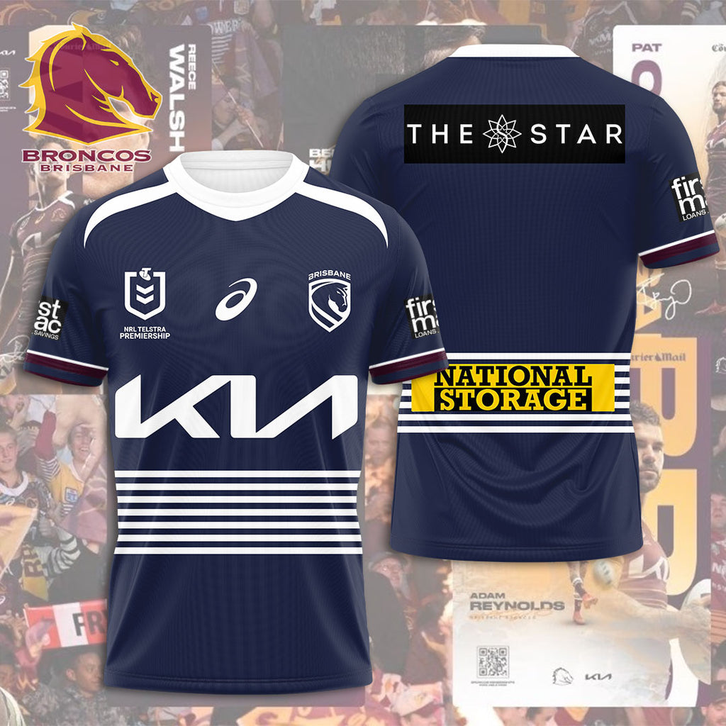Brisbane Broncos 3D Apparel – TMTHU2305