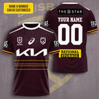 Personalized Brisbane Broncos 3D Apparel – TMTHU2318