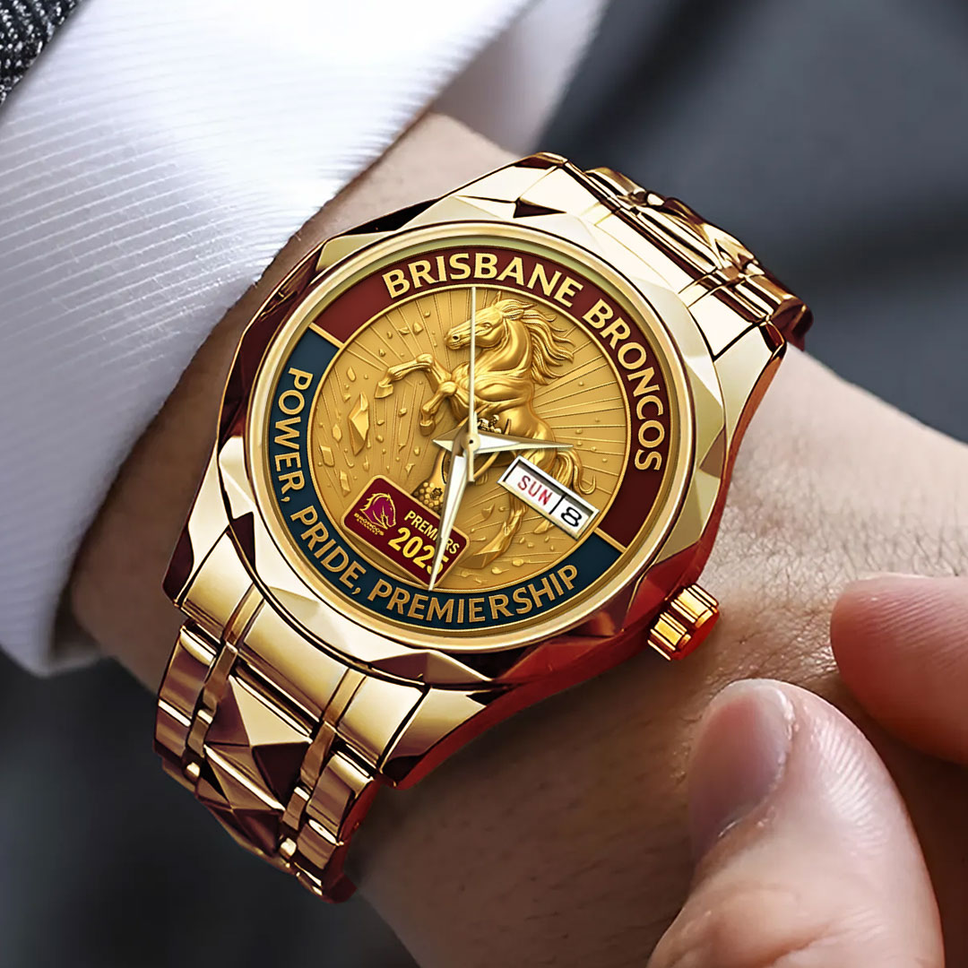 Brisbane Broncos Alloy Luxury Quartz Watch – TMTHU3799
