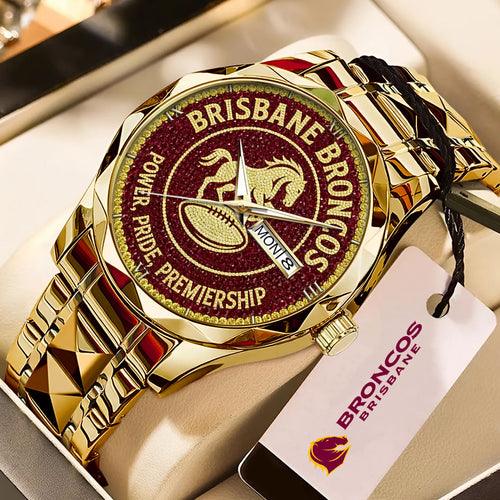 Brisbane Broncos Alloy Luxury Quartz Watch – TMTHU2274