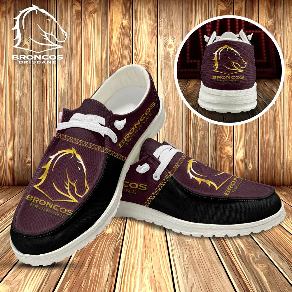 Brisbane Broncos Custom Hey Dude Shoes – VANDH 1277