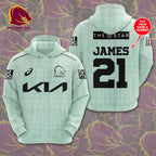 Personalized Brisbane Broncos 3D Apparel – VANDH 3998