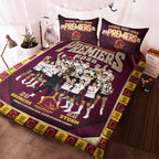 Brisbane Broncos 2025 NRL Premiers 3-Piece Duvet Bedding Set – HOATT13753
