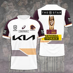 Brisbane Broncos 2025 Premiership 3D Apparel – TANTN17168