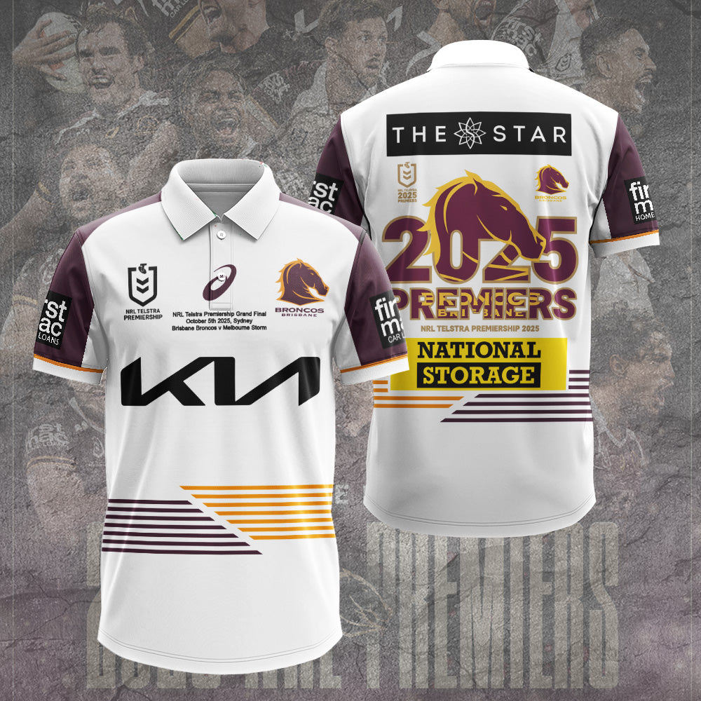 Brisbane Broncos 2025 Premiership 3D Apparel – TANTN17204
