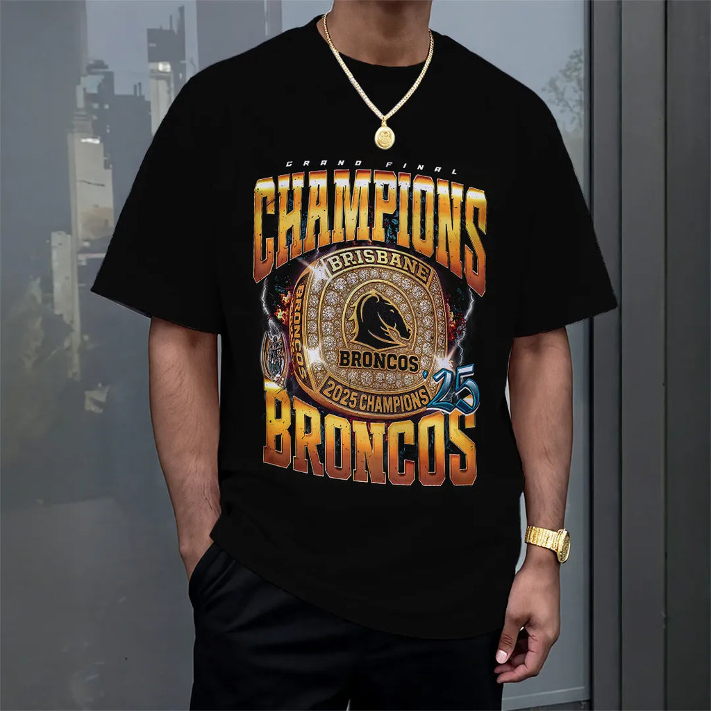 Brisbane Broncos 2025 Premiership 3D Apparel – TANTN17223