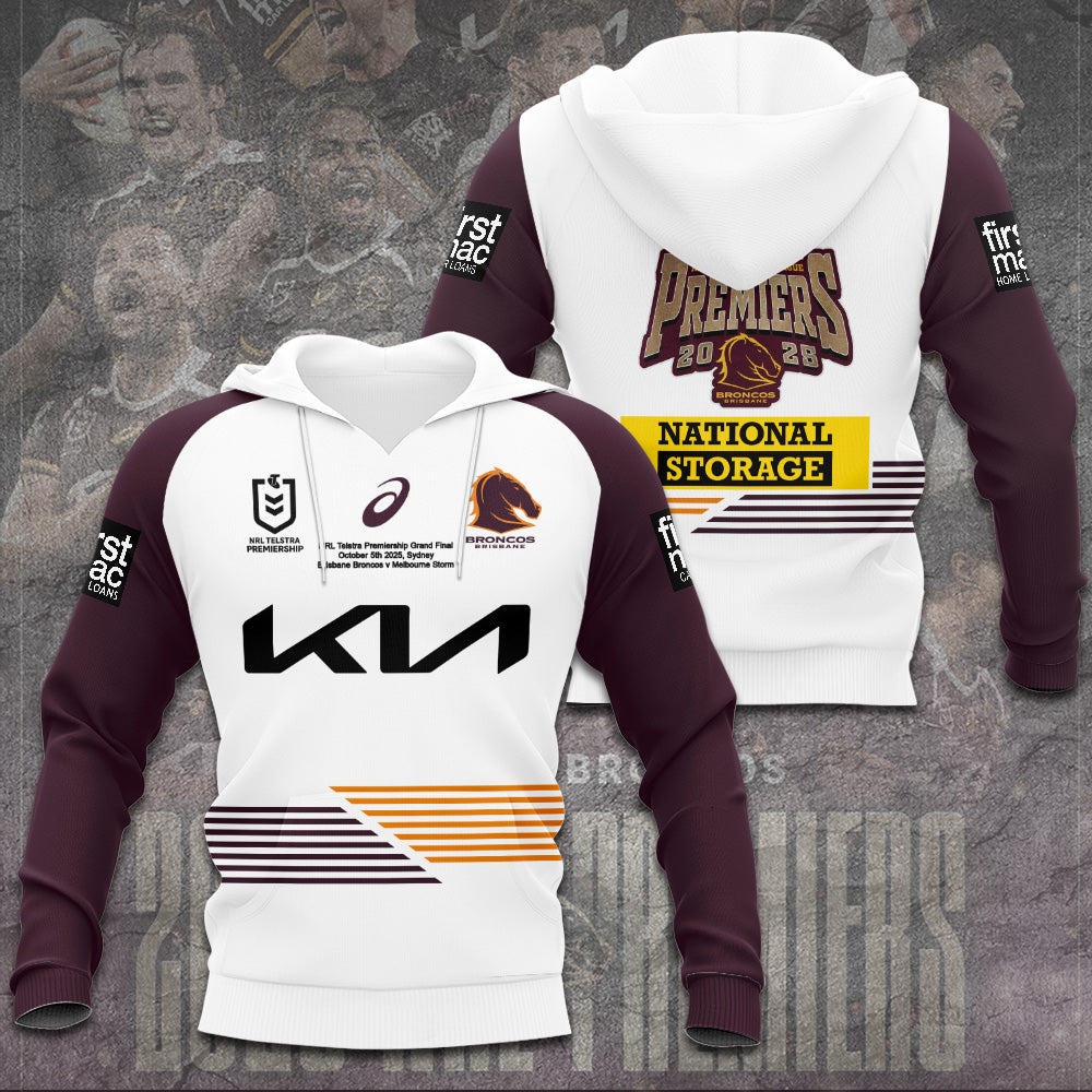 Brisbane Broncos 2025 Premiership 3D Apparel – TANTN17230