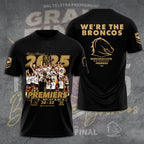 Brisbane Broncos 2025 Premiership 3D Apparel – TANTN17297