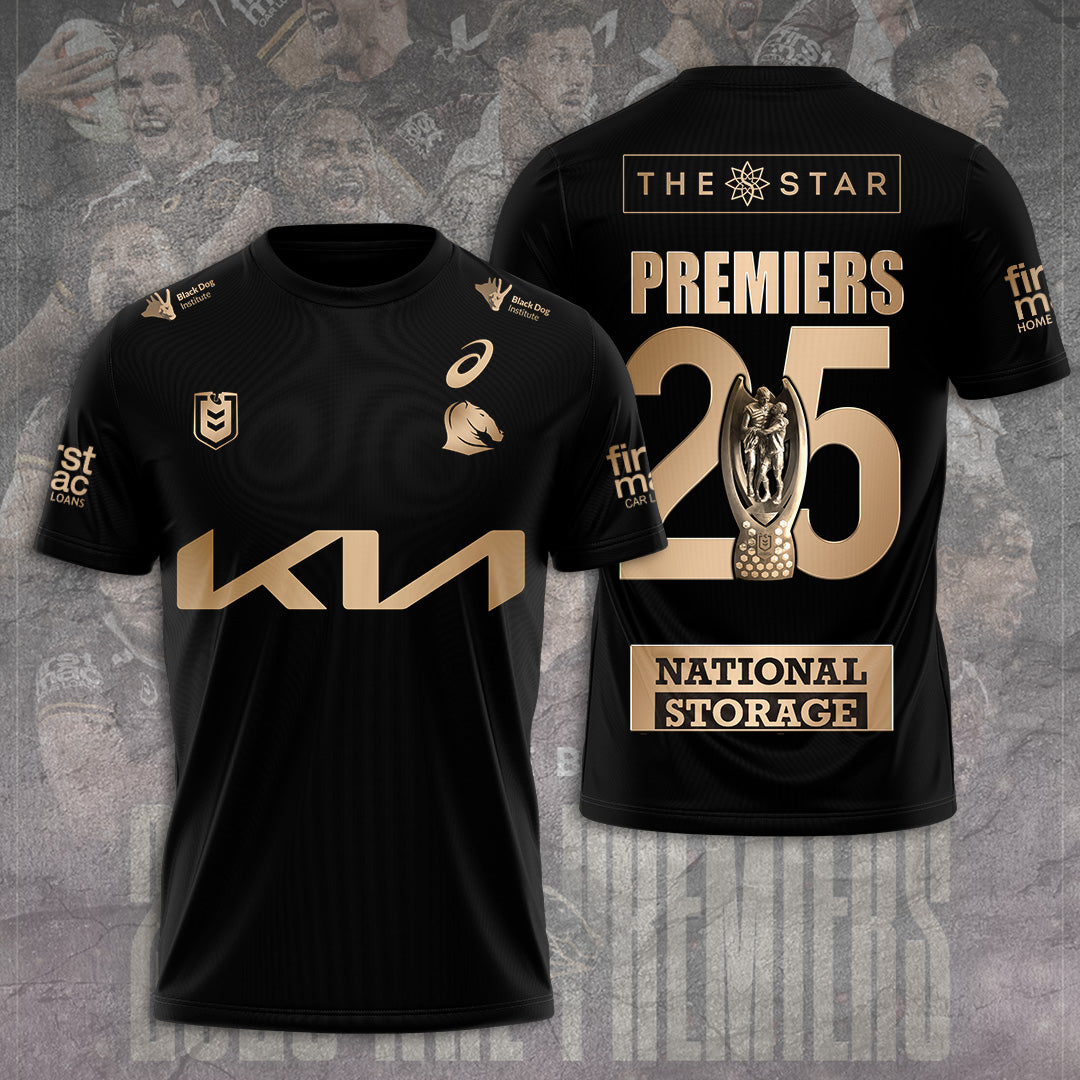 Brisbane Broncos 2025 Premiership 3D Apparel – TANTN17897