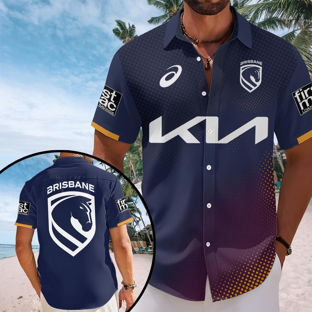 Brisbane Broncos 2026 Short Sleeve Button-Down Shirt – HOATT15911