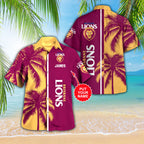 Personalized Brisbane Lions 3D Hawaiian Apparel – VANDH 4006