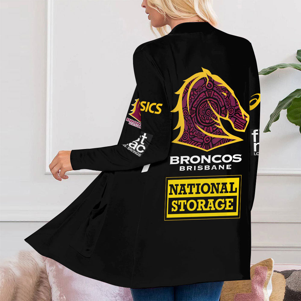 Brisbane Broncos Women's Patch Pocket Cardigan – VANDH 480