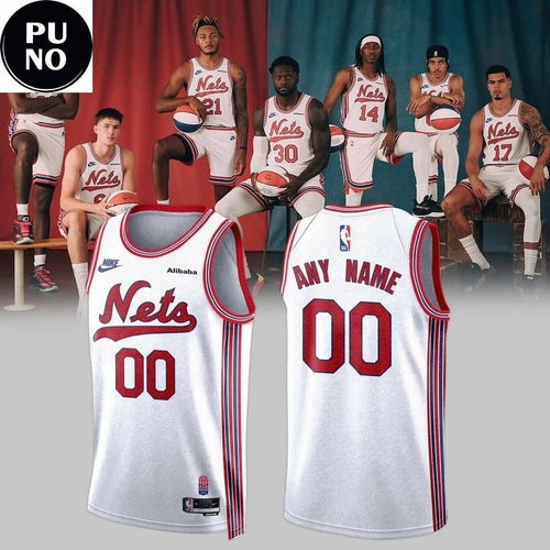 Brooklyn Nets Retro ABA Vintage Season 2026-27 Personalized Basketball Jersey