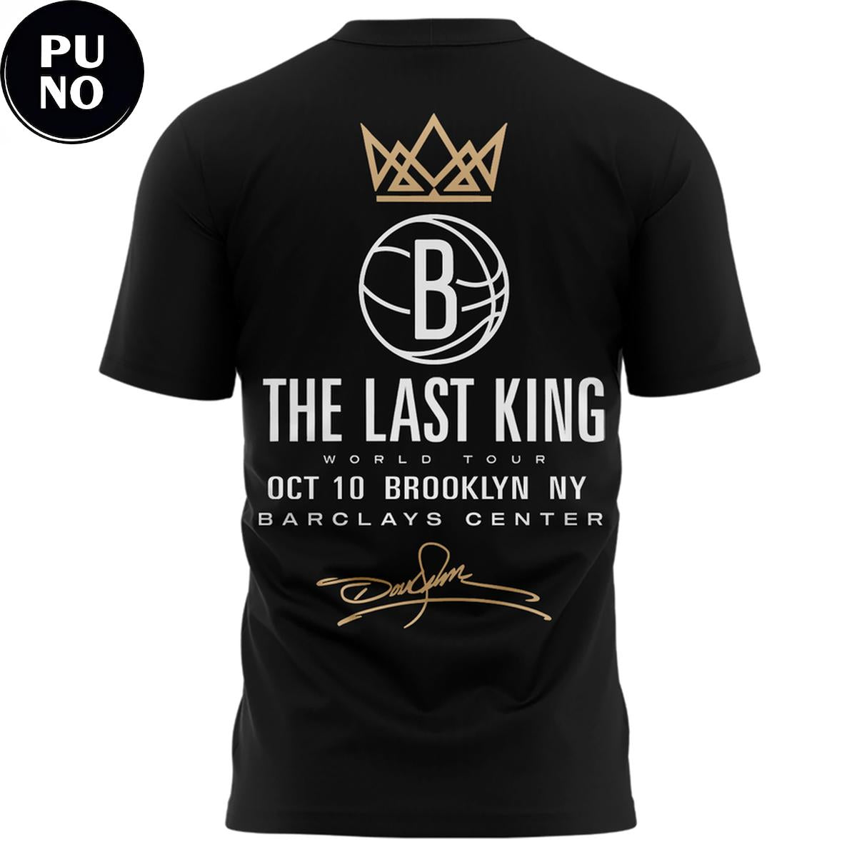 Brooklyn Nets x Don Omar The Last King World Tour 2026 Hoodie T-Shirt