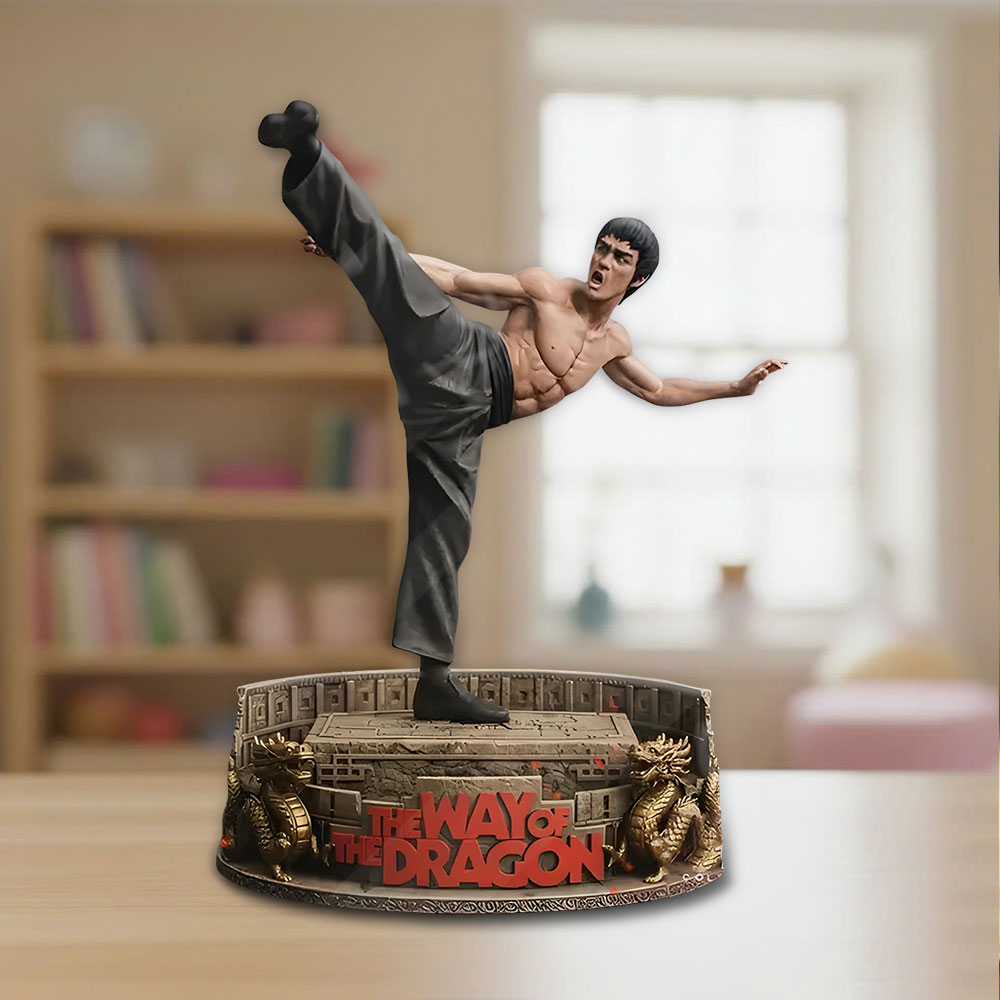 Bruce Lee Custom Shape Acrylic Plaque – TANTN24333