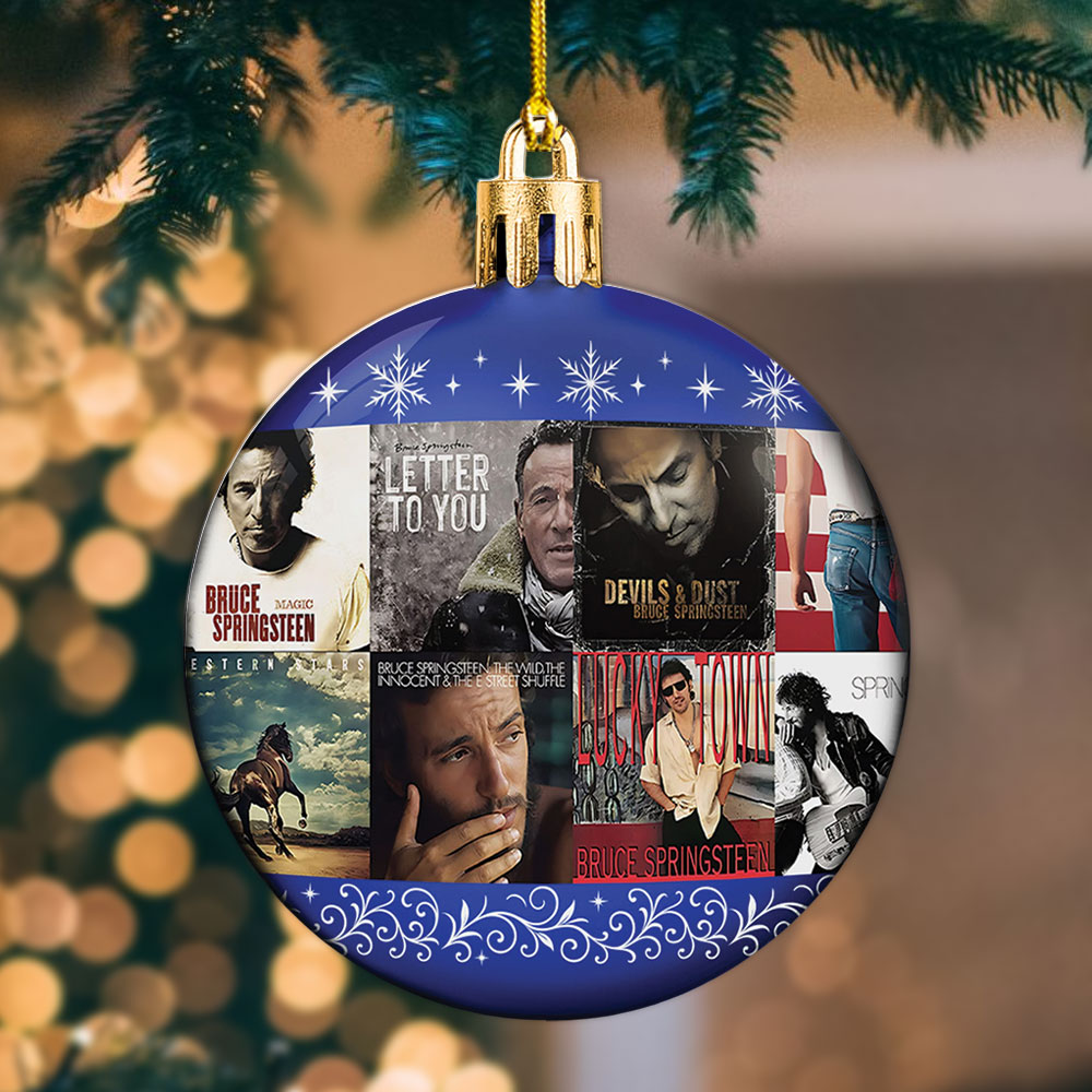 Bruce Springsteen Custom Shape 2-sided Acrylic Ornament – MAITM13754