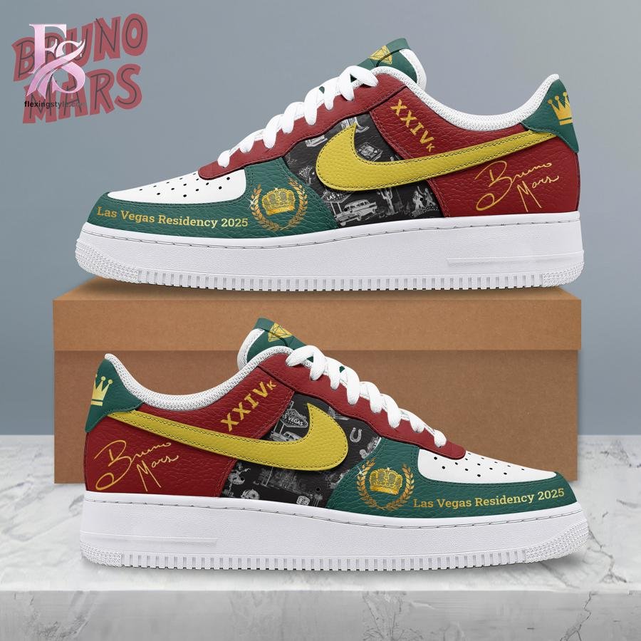 Bruno Mars Las Vegas 2025 Air Force Shoes