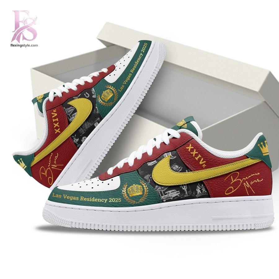 Bruno Mars Las Vegas 2025 Air Force Shoes