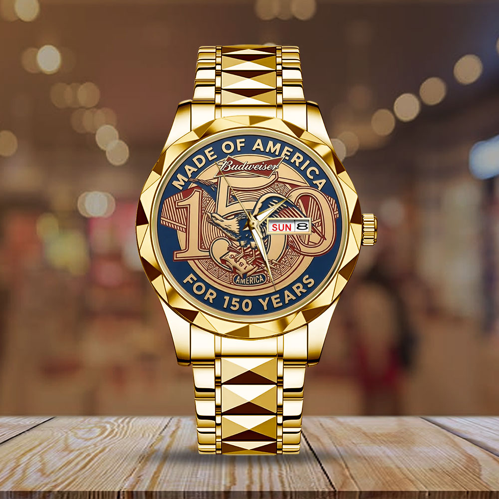 Budweiser 150th Annieversary Alloy Luxury Quartz Watch – GNE5258
