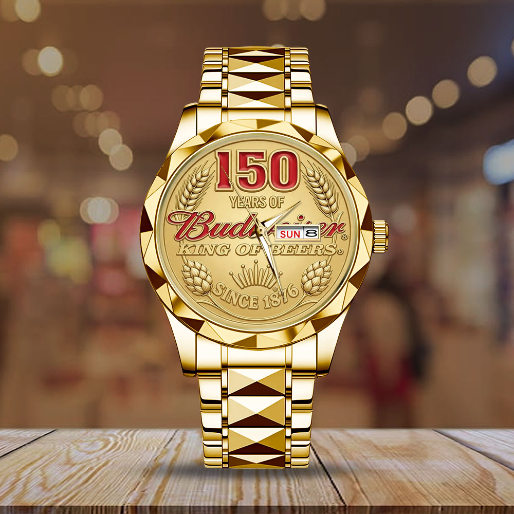 Budweiser 150th Annieversary Alloy Luxury Quartz Watch – GNE5259