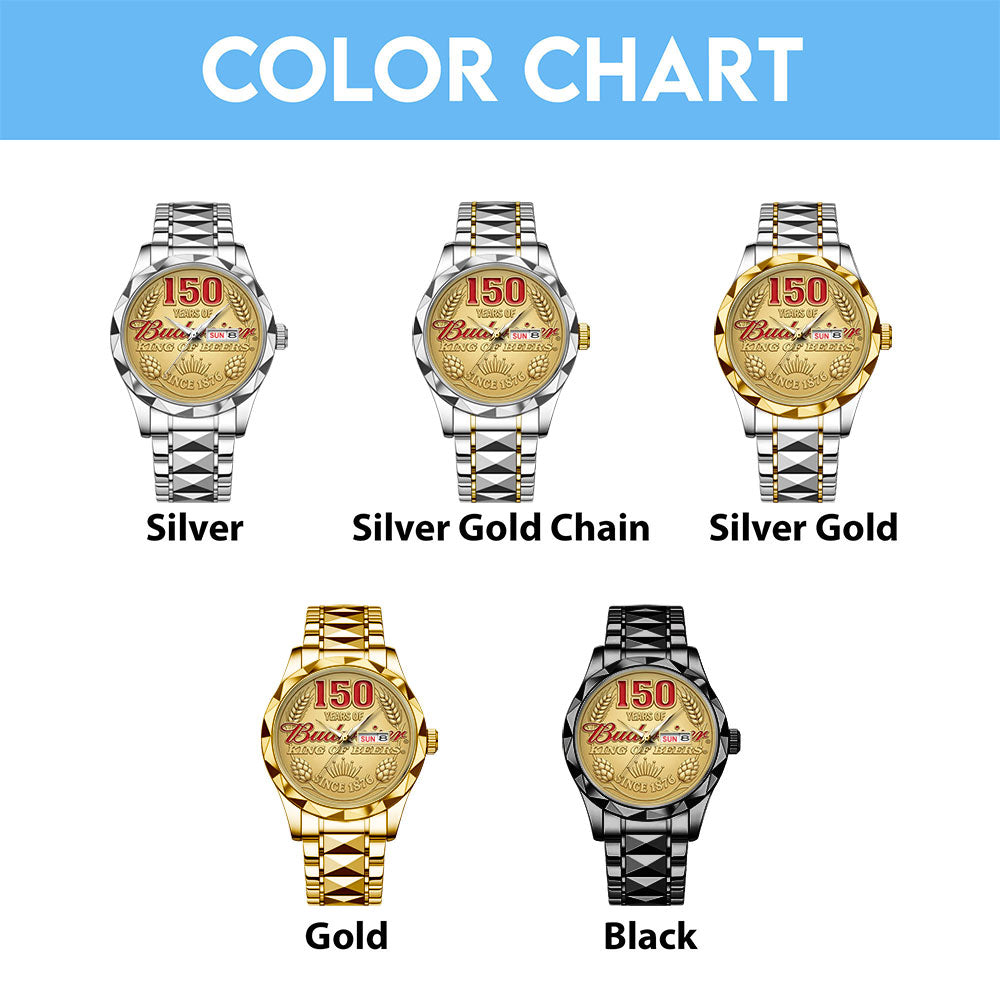 Budweiser 150th Annieversary Alloy Luxury Quartz Watch – GNE5259