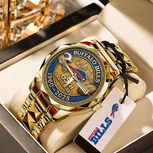 Buffalo Bills 65th Anniversary Alloy Luxury Quartz Watch – MAITM12718