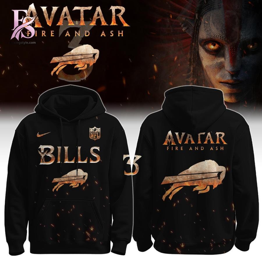 Buffalo Bills Avatar Fire and Ash Hoodie