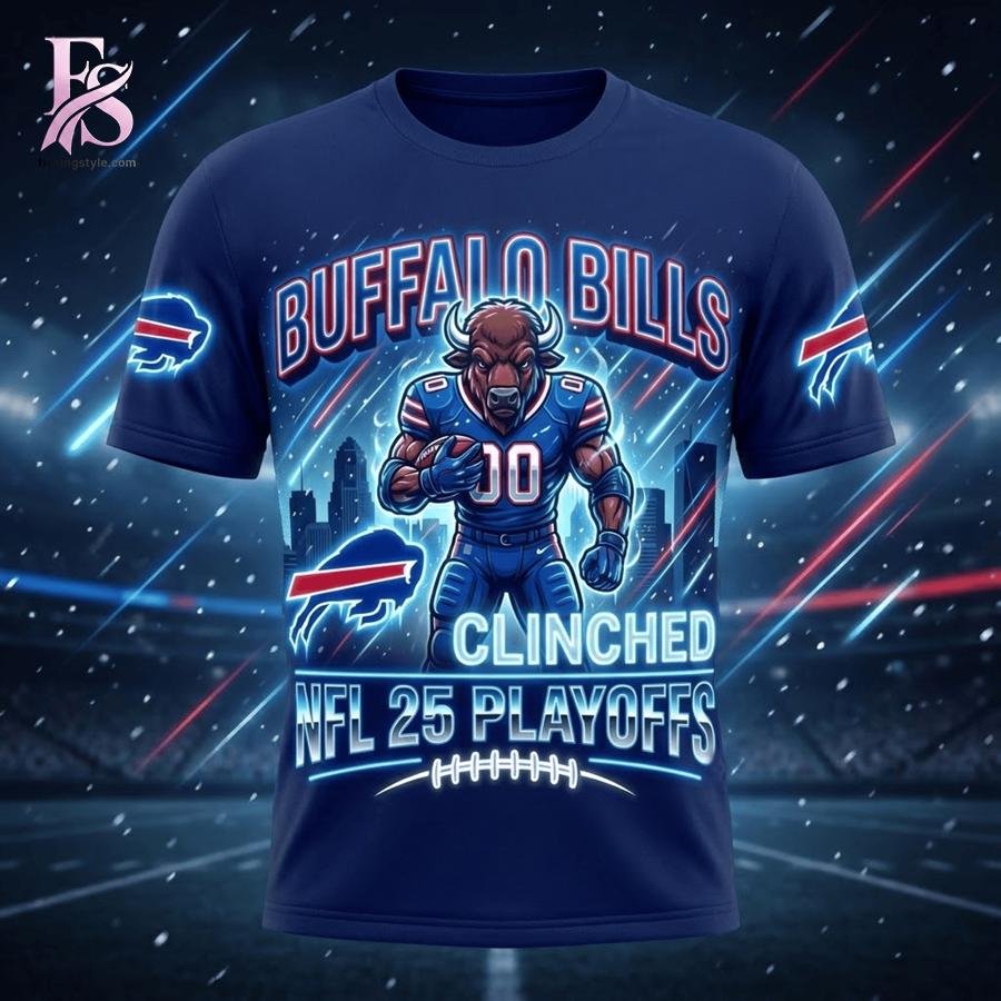 Buffalo Bills NFL 25 Playoffs Shirt