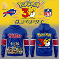 Buffalo Bills Pokemon 30th Anniversary Hoodie