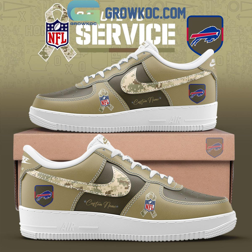 Buffalo Bills Salute To Service Air Force 1 Shoes