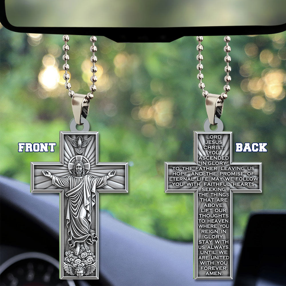 Christian Custom Shape 2-Side Printed Acrylic Car Ornament – TMTHU344