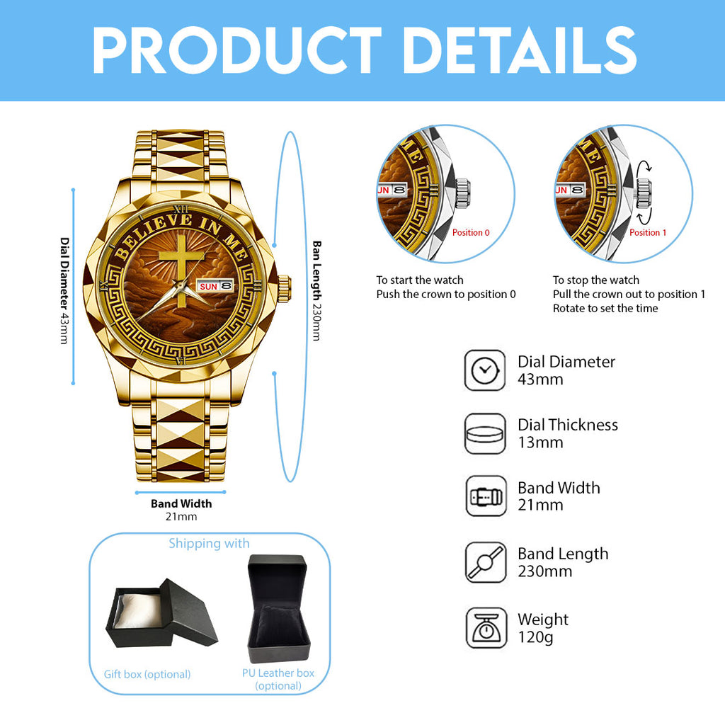 Christian Alloy Luxury Quartz Watch – TMTHU845