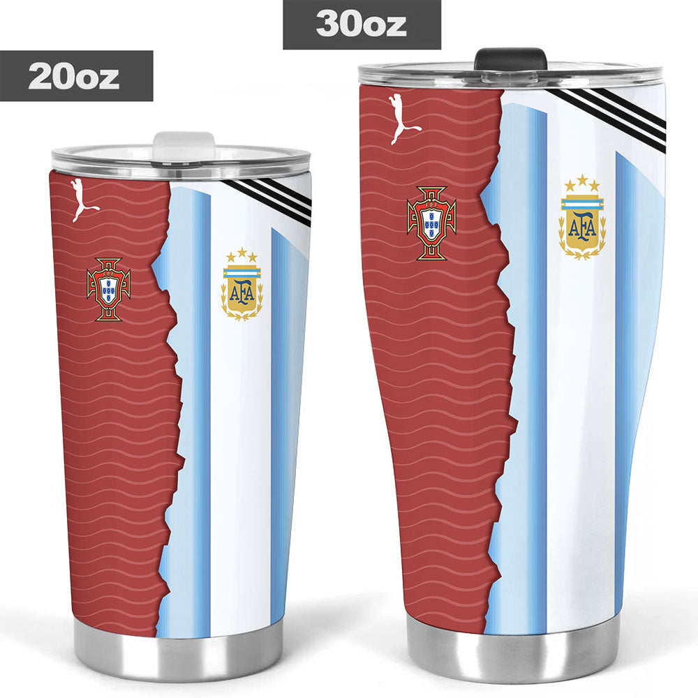 Cristiano Ronaldo x Lionel Messi The Last Dance World Cup 2026 Tumbler Cup – TANTN22974