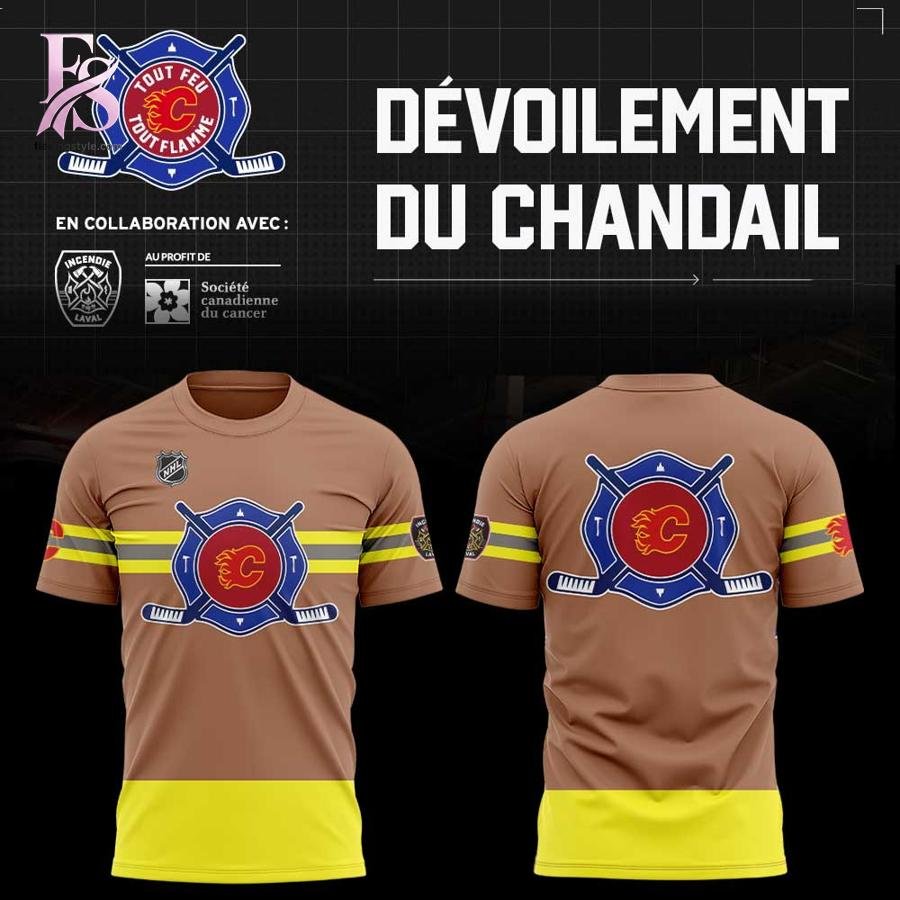 Calgary Flames Fire Safety Service Shirt