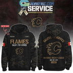 Calgary Flames Salute To Service Veterans Day Hoodie Shirt