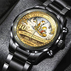 Calvin & Hobbes 40th Anniversary Black Stainless Steel Watch – TANTN20178