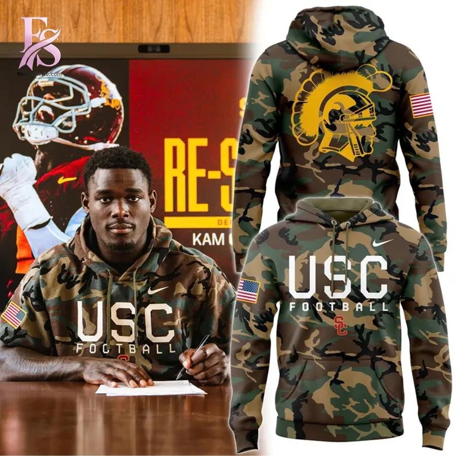 Camo USC Football 2026 Hoodie