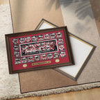 Carolina Hurricanes 2026 Stanley Cup Champions Rectangle Canvas With Inner Frame – TMTHU6824