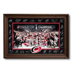 Carolina Hurricanes 2026 Stanley Cup Champions Rectangle Canvas With Inner Frame – TMTHU6826