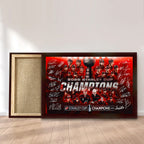 Carolina Hurricanes 2026 Stanley Cup Champions Rectangle Canvas With Inner Frame – TMTHU6876