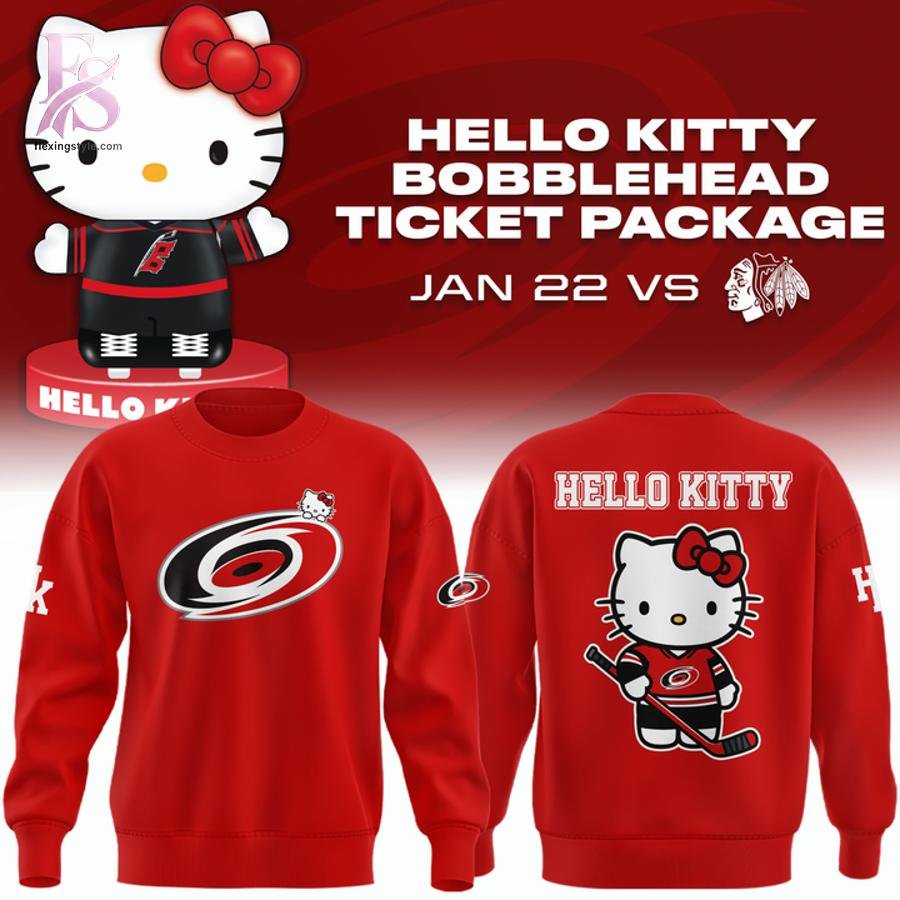 Carolina Hurricanes Hello Kitty Night 2026 Shirt