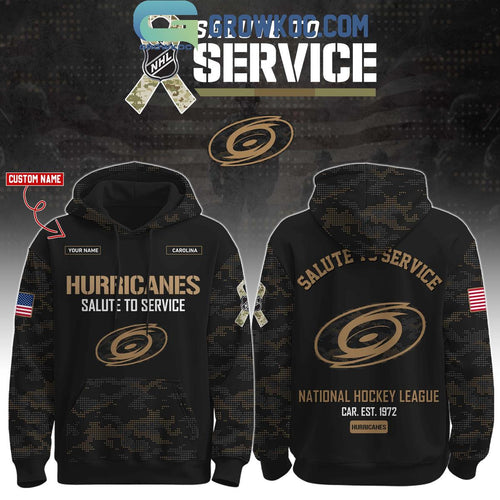 Carolina Hurricanes Salute To Service Veterans Day Hoodie Shirt