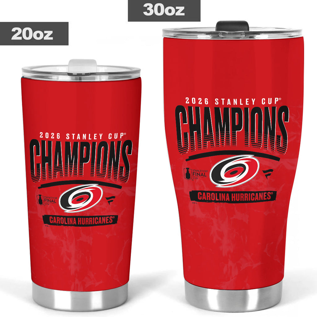 Carolina Hurricanes 2026 Stanley Cup Champions Tumbler Cup – GNE7059
