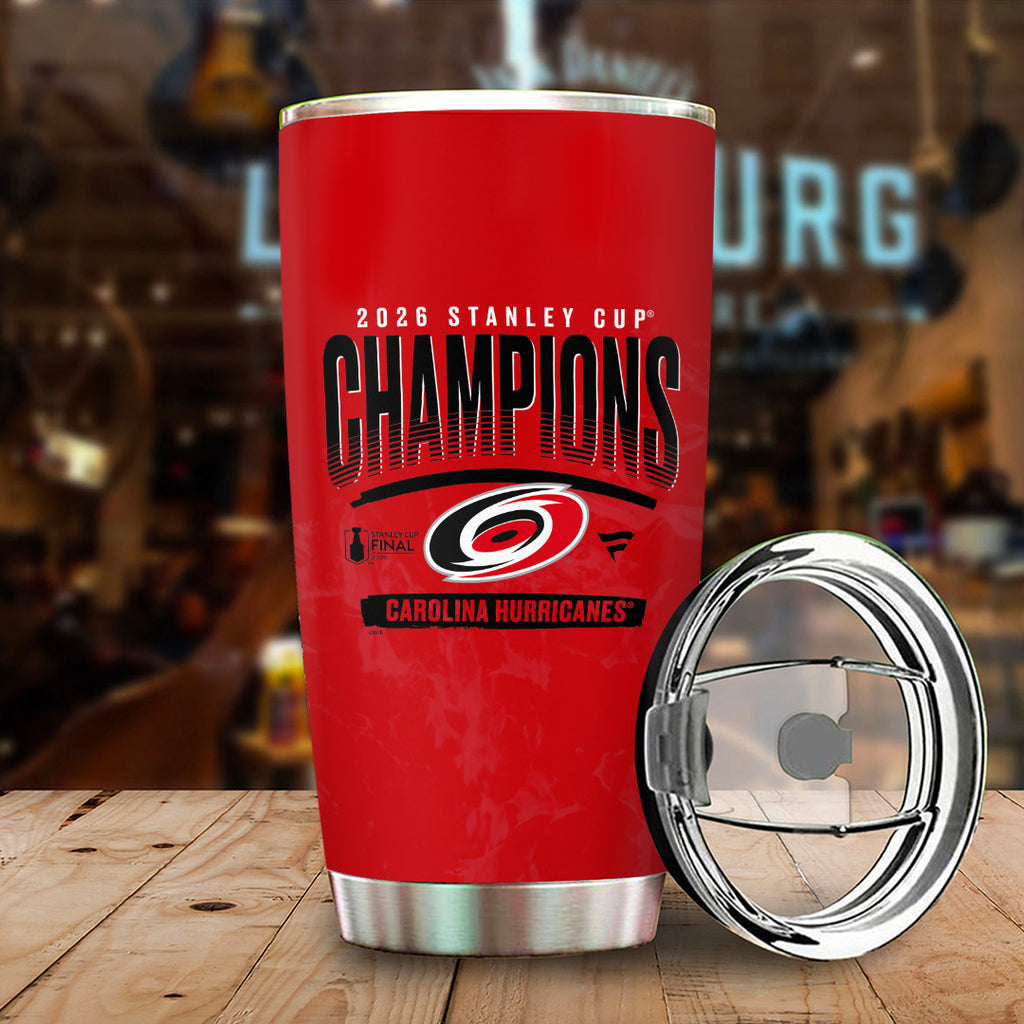 Carolina Hurricanes 2026 Stanley Cup Champions Tumbler Cup – GNE7059