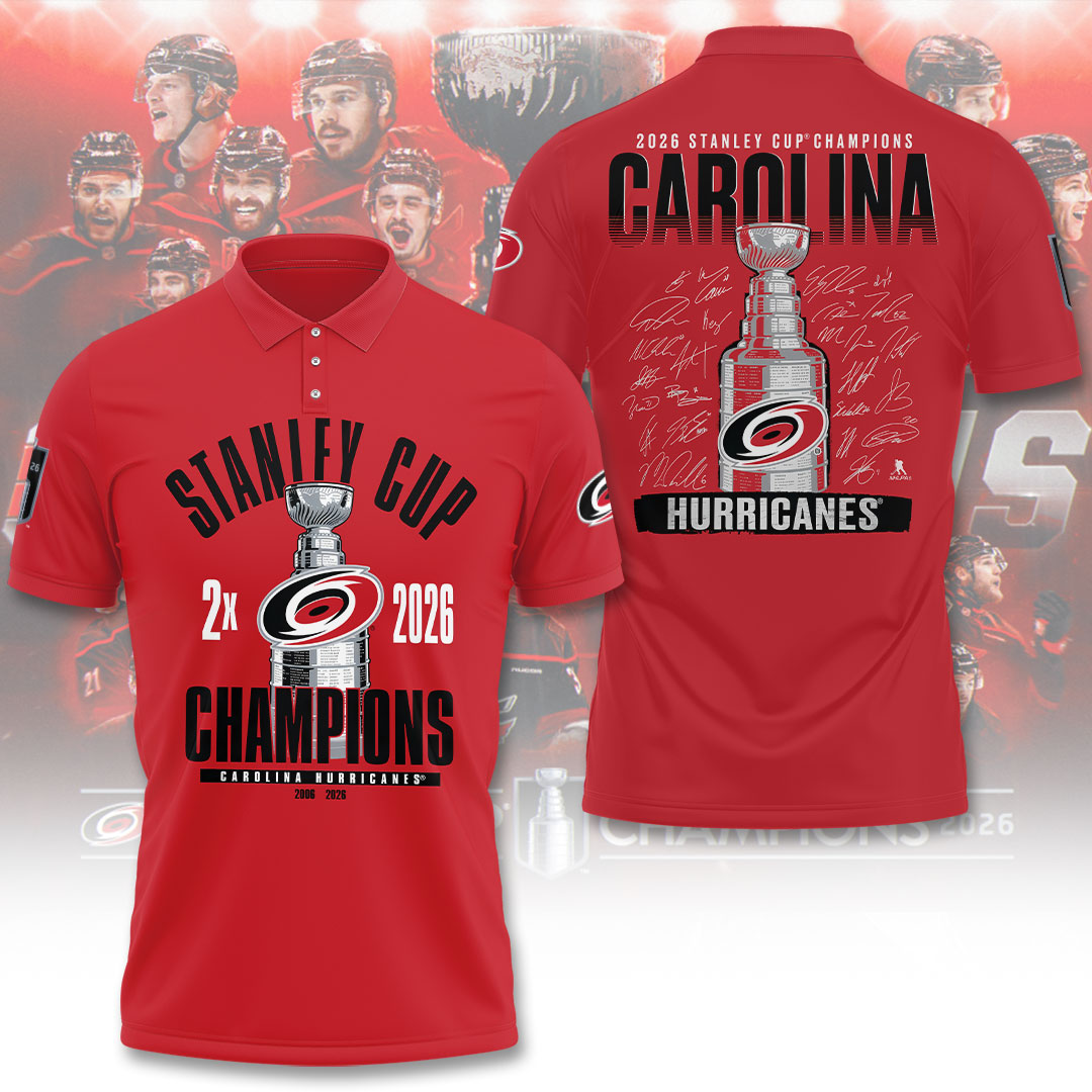 Carolina Hurricanes Stanley Cup Champions 2026 3D Apparel – TANTN23696